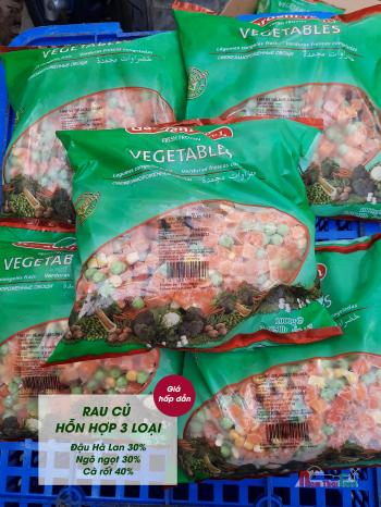 RAU CỦ ĐÔNG LẠNH HỖN HỢP 3 LOẠI (1kg)