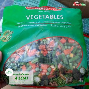 RAU CỦ HỖN HỢP 4 LOẠI (1kg)
