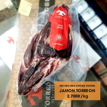 Đùi heo đen không xương Jamon Torreon