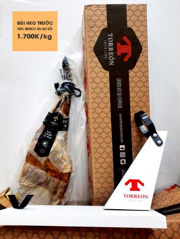 Đùi heo trước 100% Iberico ăn hạt dẻ sồi