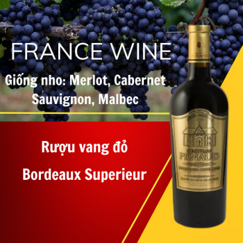 Rượu vang đỏ Château Penaud Bordeaux Superieur
