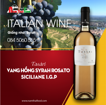 VANG HỒNG TASÀRI SYRAH ROSATO 