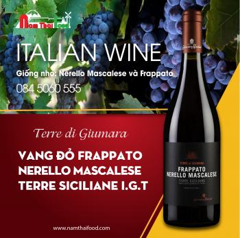 VANG ĐỎ TERRE DI GIUMARA FRAPPATO NERELLO MASCALESE 
