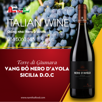 VANG ĐỎ TERRE DI GIUMARA NERO D'AVOLA 