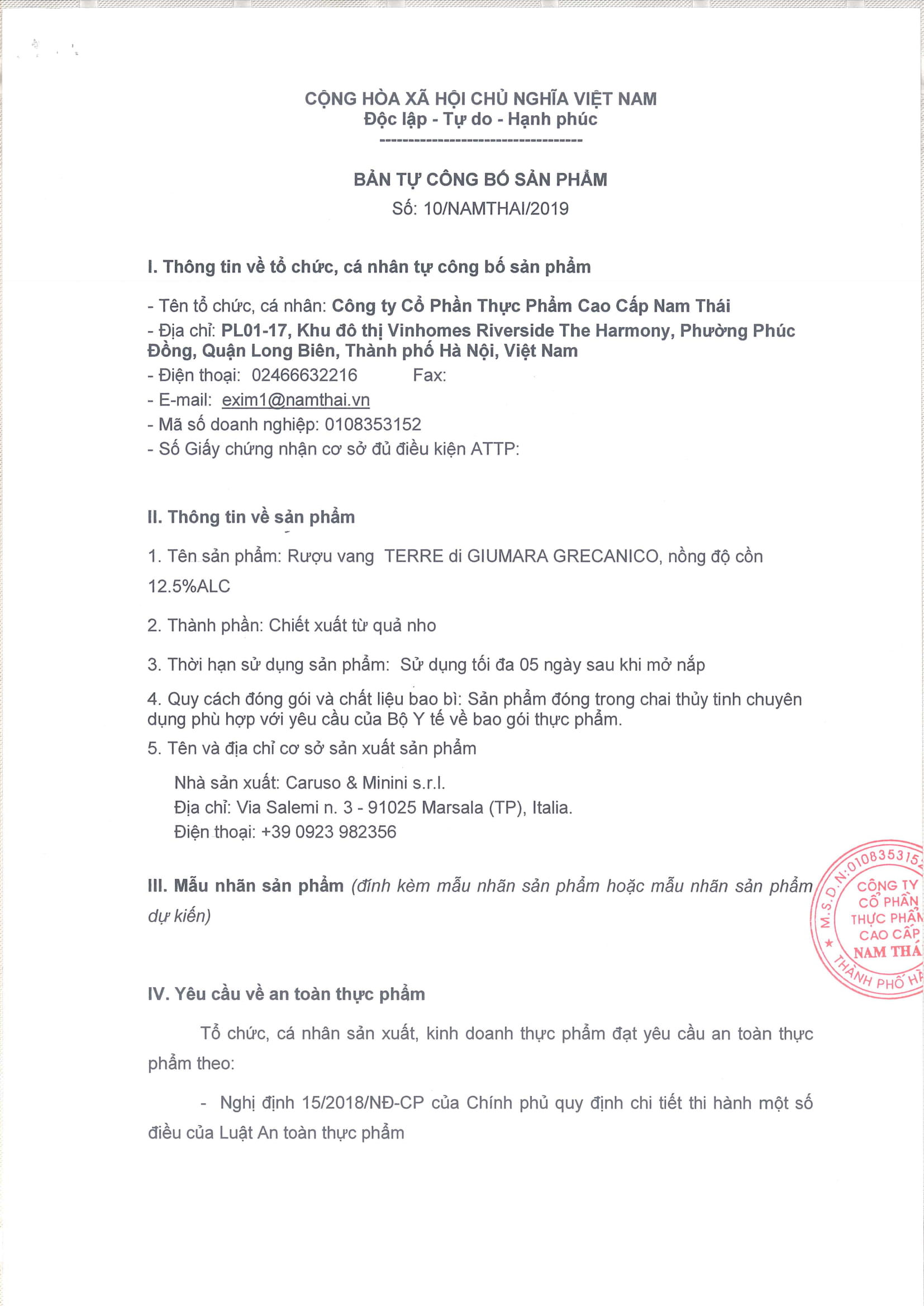 vang trắng grecanico