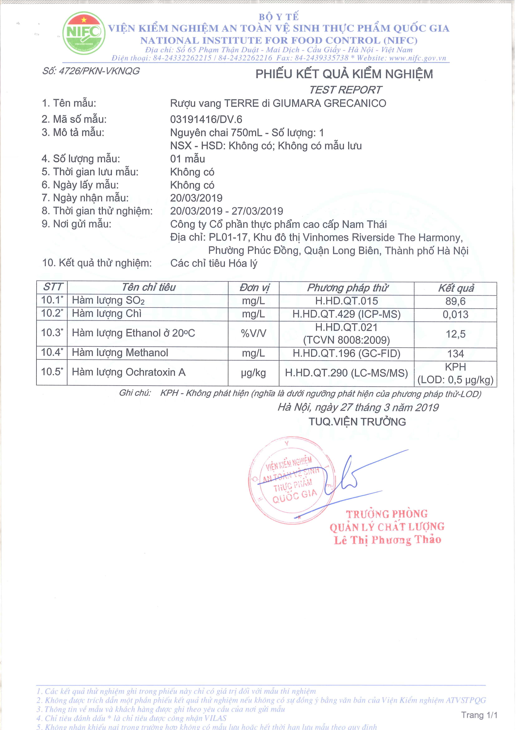 vang trắng grecanico