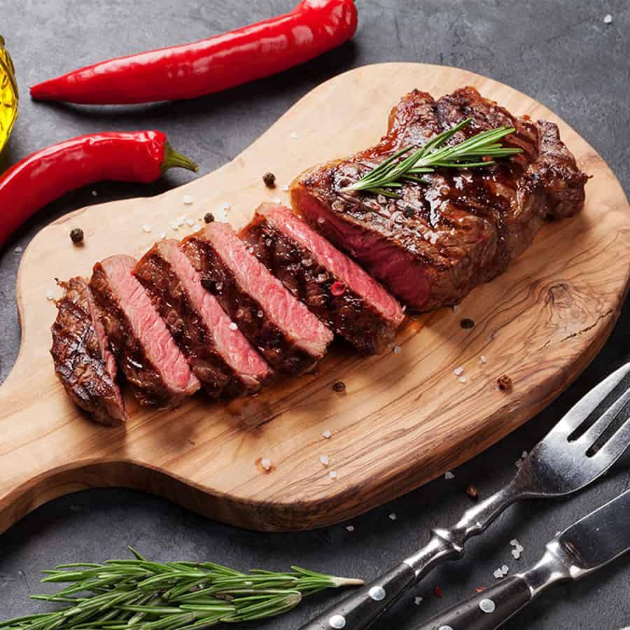 Steak thăn ngoại bò Angus Canada