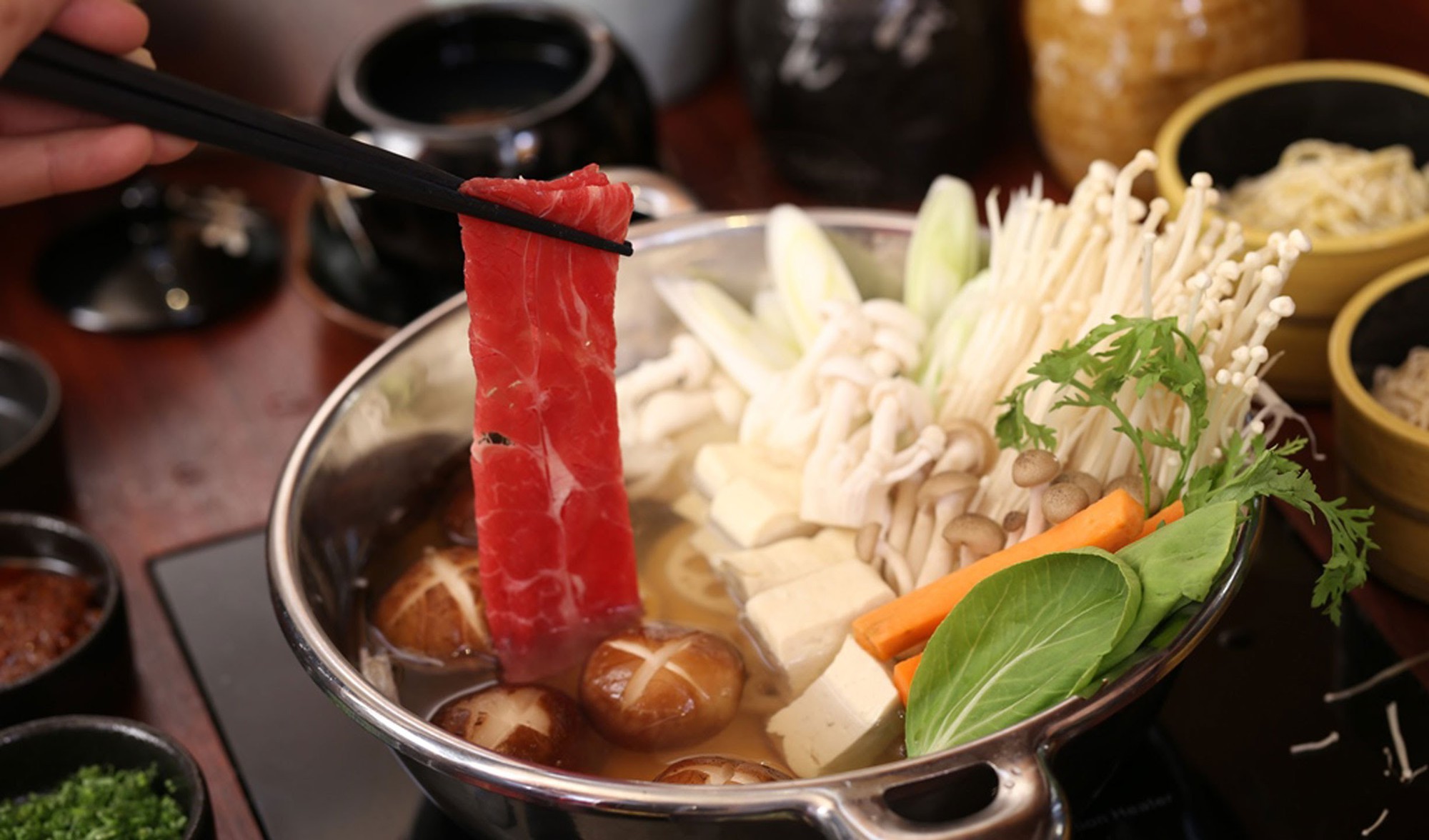 lẩu shabu shabu nhật bản