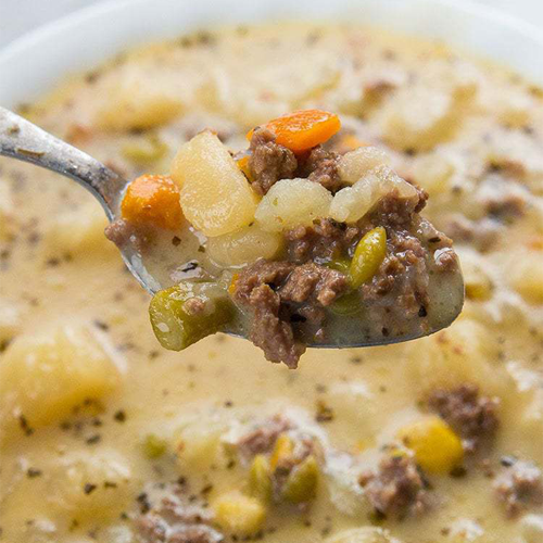 súp thịt bò giảm cân