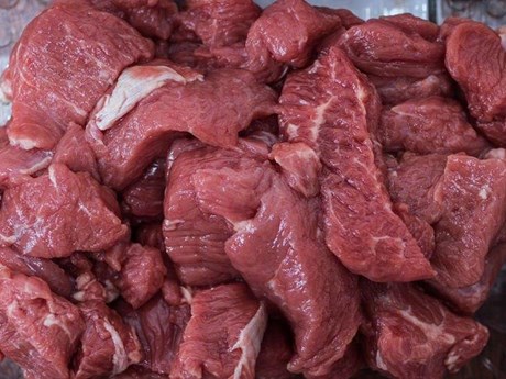 thịt bò chiên sốt cam vừng